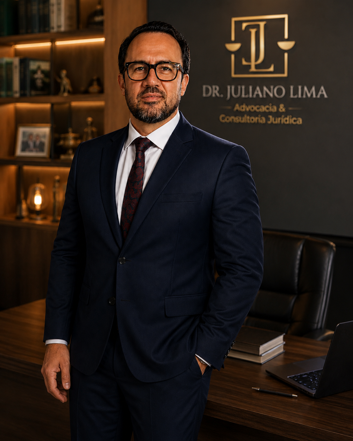 Retrato profissional do Dr. Juliano Lima